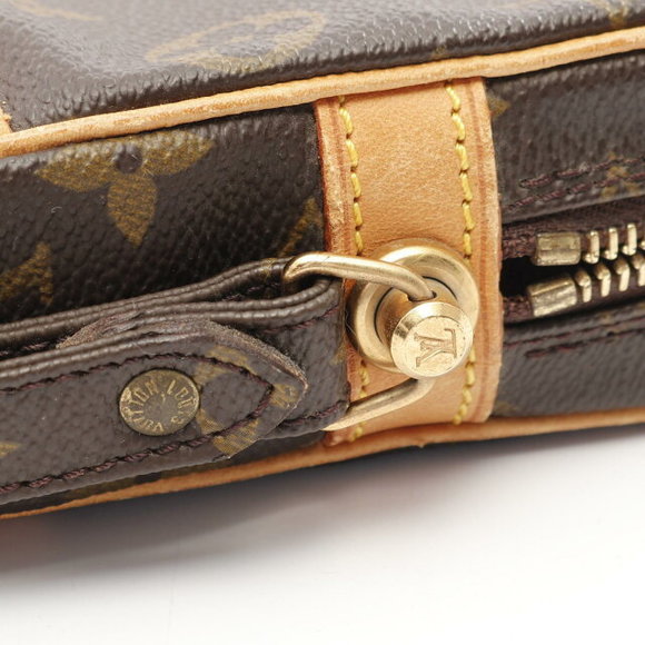 Louis Vuitton Leather Marly Dragonne Shoulder Monogram Bag Brown - Picture 7 of 7